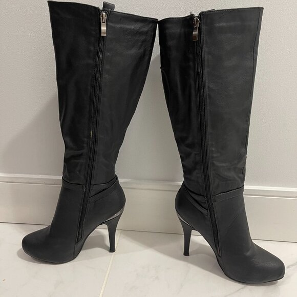 Santa Lucia Platform Stiletto Boots Size 9 - Picture 6 of 7